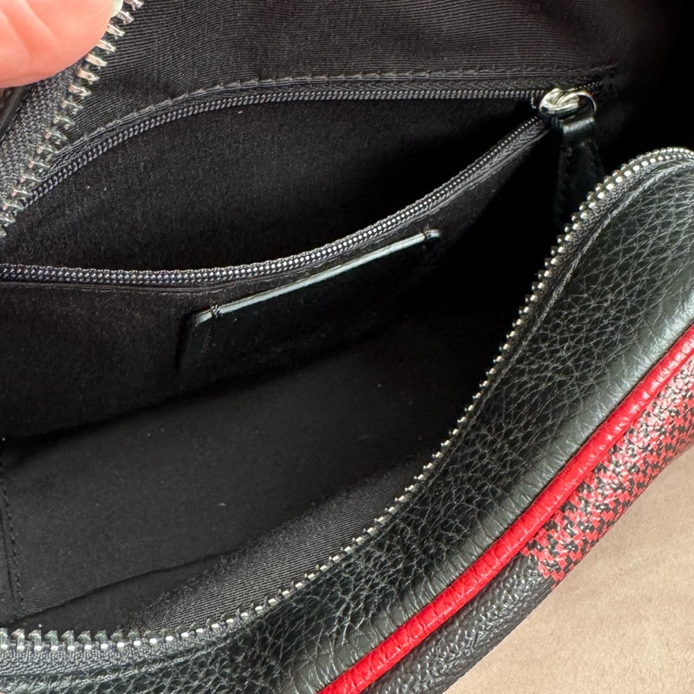 Coach Dempsey Camera Bag buffalo plaid print patch crossbody shoulder bag purse - Picture 8 of 15